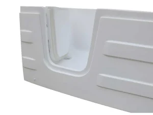 Outlet Hoekbad Met Deurtje Servee - 235L - 170 X 76 X 62 Cm - Hoek Links Hoekbad