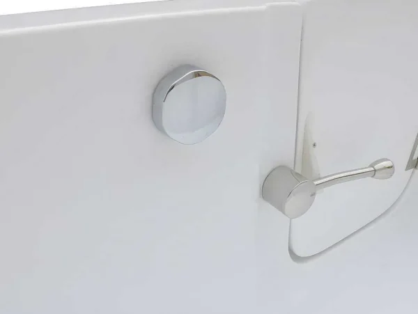 Outlet Hoekbad Met Deurtje Servee - 235L - 170 X 76 X 62 Cm - Hoek Links Hoekbad