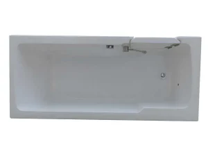 Outlet Hoekbad Met Deurtje Servee - 235L - 170 X 76 X 62 Cm - Hoek Links Hoekbad