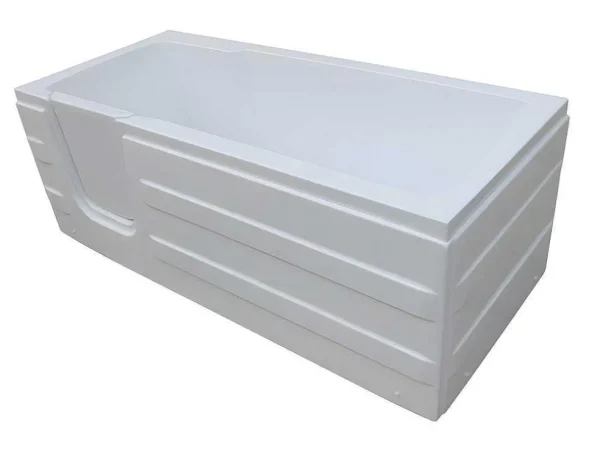 Outlet Hoekbad Met Deurtje Servee - 235L - 170 X 76 X 62 Cm - Hoek Links Hoekbad