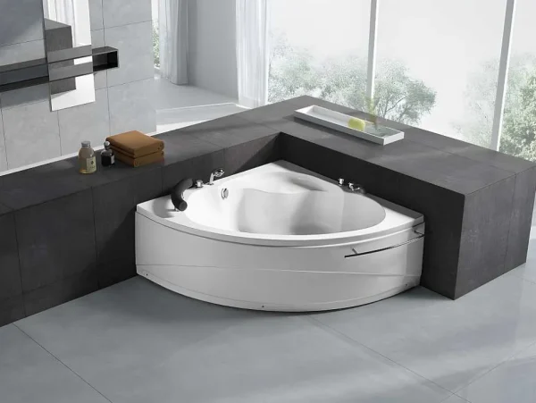 Flash Sale Hoekbad Met Kraan Navona - 263 L - 135 X 135 X H54 Cm Hoekbad
