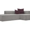 Flash Sale Hoekbank Met Hoek Rechts Van Grijs Ribfluweel Janao Designer Zitbank