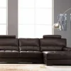 Outlet Hoekbank Van Leer Metropolitan Ii - Bruin - Hoek Rechts Leren Zitbank