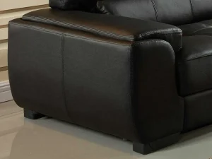 Flash Sale Hoekbank Van Leer Metropolitan Ii - Zwart - Hoek Rechts Leren Zitbank