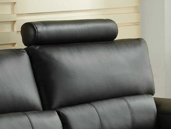 Flash Sale Hoekbank Van Leer Metropolitan Ii - Zwart - Hoek Rechts Leren Zitbank