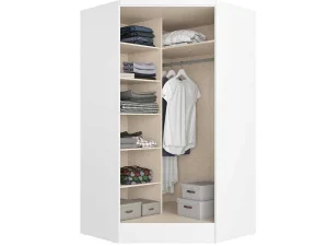 New Hoekkast Met 2 Deuren - L101 Cm - Wit - Aurali Kindermeubel