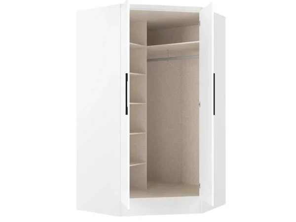New Hoekkast Met 2 Deuren - L101 Cm - Wit - Aurali Kindermeubel