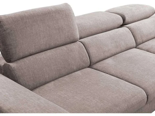 Best Sale Hoekslaapbank Sepina Van - Stof - Taupe - Hoek Links Speciale Modellen Zitbanken & Fauteuils
