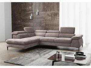 Best Sale Hoekslaapbank Sepina Van - Stof - Taupe - Hoek Links Speciale Modellen Zitbanken & Fauteuils