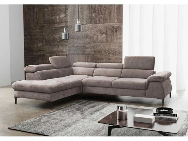 Best Sale Hoekslaapbank Sepina Van - Stof - Taupe - Hoek Links Speciale Modellen Zitbanken & Fauteuils