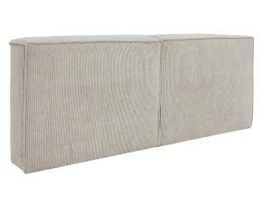 Hot Hoofdbord 220 Cm - Ribfluweel - Beige - Timano Van - Van Hoofdeinde En Brugkast