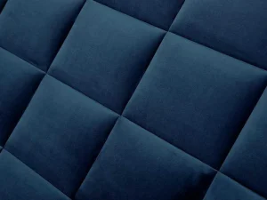 Best Hoofdeinde Wandpanelen Bartel - 200 Cm - Fluweel - Blauw - Van Hoofdeinde En Brugkast