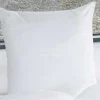 Best Sale Hoofdkussen Van Biologisch Katoen 60 X 60 Cm Van - 550 G/M - Bruine Bies - Nature Confort Hoofdkussen