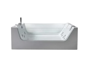 Hot Hydromassagebad Met 2 Panoramische Glazen 170 X 120 Cm 8 Jets Gemma Massagebad