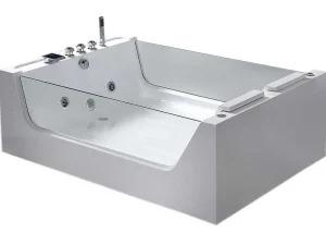 Hot Hydromassagebad Met 2 Panoramische Glazen 170 X 120 Cm 8 Jets Gemma Massagebad