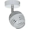 Clearance Hypnos Plafondlamp, Chroom, Wit, 14,5X8X12 Cm, Plafondlamp