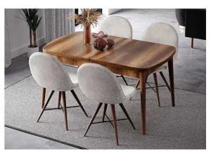 Discount Irmak Tafel, Walnoot, 178X80X72 Cm, Epikasa Eettafel