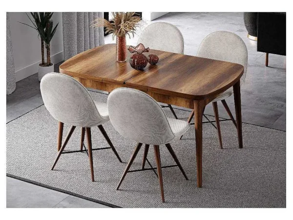 Discount Irmak Tafel, Walnoot, 178X80X72 Cm, Epikasa Eettafel