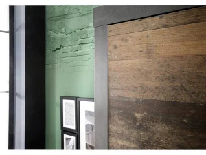 Sale Irwin Kledingkast 2 Deuren, Grijs Matera Decor, Old Wood Decor. Kledingkast
