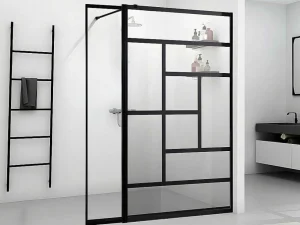 Clearance Italiaans Douchescherm In Industriele Stijl - 140 X 200 Cm - Sefana Douchewand