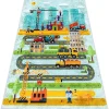Flash Sale Junior 52105.801 Tapijt Wasbaar Bouwplaats Dieren Voor Kinderen Antisl 160X220 Cm Kindervloerkleed