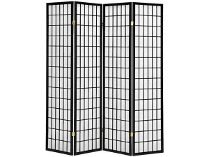Store Kamerscherm 4 Vlakken Tottori Van Hout - L175 X H178.5 Cm Kamerscherm
