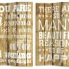 Best Sale Kamerscherm Bedrukt 3 Delen Grafity - 120 X 180 Cm - Kleur Hout Naturel Kamerscherm
