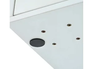 Outlet Kaptafel Met Spiegel En Led-Verlichting - 2 Lades En Een Uitneembare Kast - Wit (Kruk Niet Inbegrepen) Kaptafels