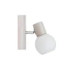 Outlet Karin Wandlamp, Eik, Chroom, Wit, 13X9,5X14,5 Cm, Wandlamp