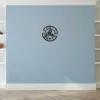 Store Klok Vintage, Zwart, Zilver, 50X0,16X50 Cm, Wandklok