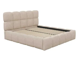 Flash Sale Kofferbed - 160 X 200 Cm - Teddy-Stof - Beige - Damado - Van Tweepersoonsbed