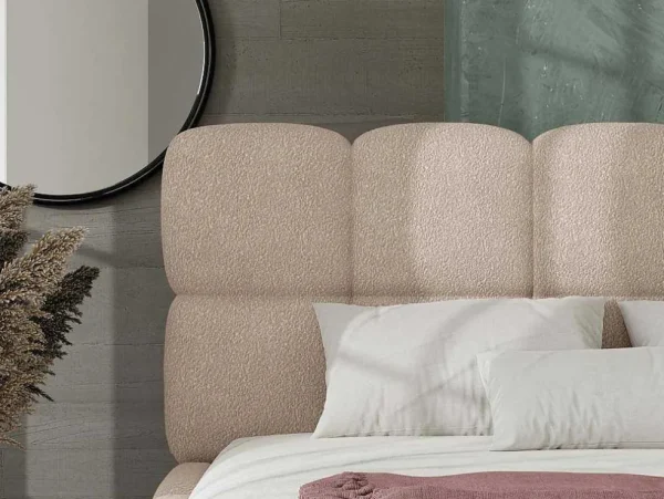 Fashion Kofferbed - 180 X 200 Cm - Teddy-Stof - Beige - Damado - Van Tweepersoonsbed