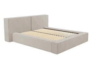 Flash Sale Kofferbed 160 X 200 Cm - Corduroy - Beige - Timano - Van Tweepersoonsbed