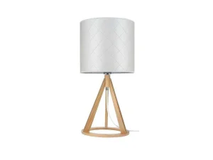 Sale Konan Meets Mirabella Tafellamp, Eiken, Chroom, Satijn, 30X30X57 Cm, Lamp