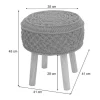 Outlet Kruk Mcw-J43, Donkergrijs Kruk