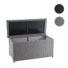 Cheap Kussenbox Van Polyrattan Mcw-D88 Iii, Basic Grijs, 63X135X52Cm 320L Tuinopslag