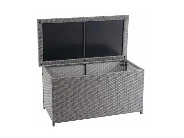 Flash Sale Kussenbox Van Polyrattan Mcw-D88 Iii, Basic Grijs, 51X100X50Cm 170L Tuinopslag