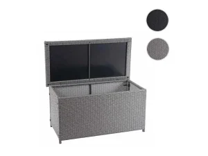 Flash Sale Kussenbox Van Polyrattan Mcw-D88 Iii, Basic Grijs, 51X100X50Cm 170L Tuinopslag