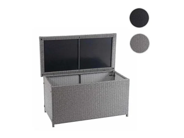 Flash Sale Kussenbox Van Polyrattan Mcw-D88 Iii, Basic Grijs, 51X100X50Cm 170L Tuinopslag