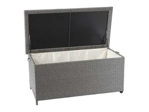 Online Kussenbox Van Polyrattan Mcw-D88 Iii, Premium Grijs, 51X115X59Cm 250L Tuinopslag