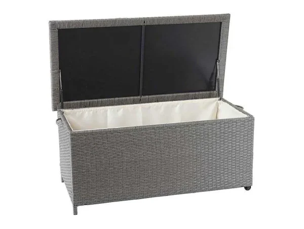 Online Kussenbox Van Polyrattan Mcw-D88 Iii, Premium Grijs, 51X115X59Cm 250L Tuinopslag