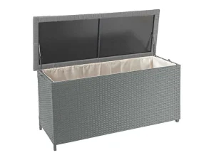 Cheap Kussenbox Van Polyrattan Mcw-D88 Iii, Premium Grijs, 63X135X52Cm 320L Tuinopslag