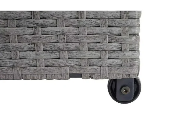 Online Kussenbox Van Polyrattan Mcw-D88 Iii, Premium Grijs, 51X115X59Cm 250L Tuinopslag