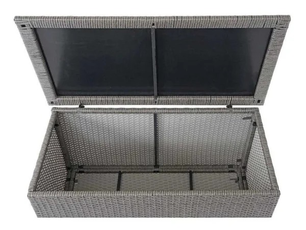 Flash Sale Kussenbox Van Polyrattan Mcw-D88 Iii, Basic Grijs, 51X100X50Cm 170L Tuinopslag