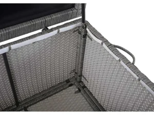 Online Kussenbox Van Polyrattan Mcw-D88 Iii, Premium Grijs, 51X115X59Cm 250L Tuinopslag