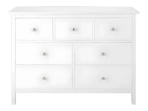 Flash Sale Ladekast Albane - 7 Laden - Wit Grenen Ladekast