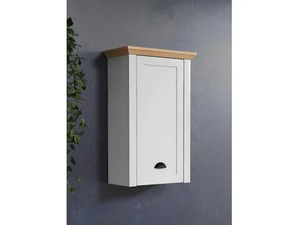 Best Sale Landside Badkamerkast Wandophanging, 1 Deur, Grijs. Muurkast Badkamer