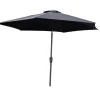 Clearance Leeds Parasol Zwartgrijs. Parasol