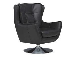 Best Sale Leren Draaistoel Anaba - Zwart Fauteuil Leer