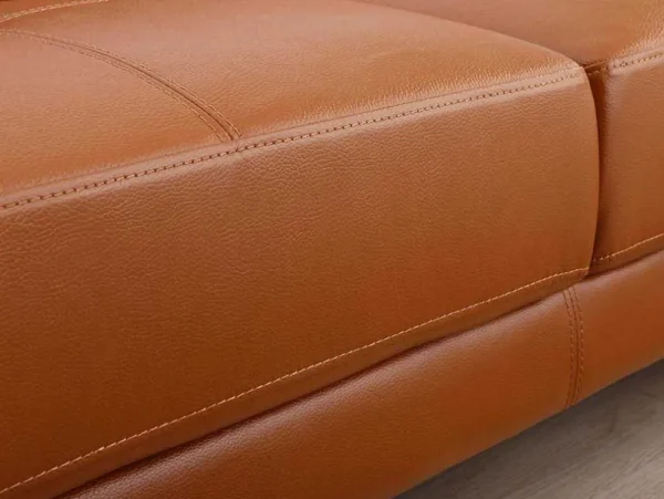 New Leren Hoekbank Excelsior Ii - Karamel Bruin - Hoek Links Leren Zitbank